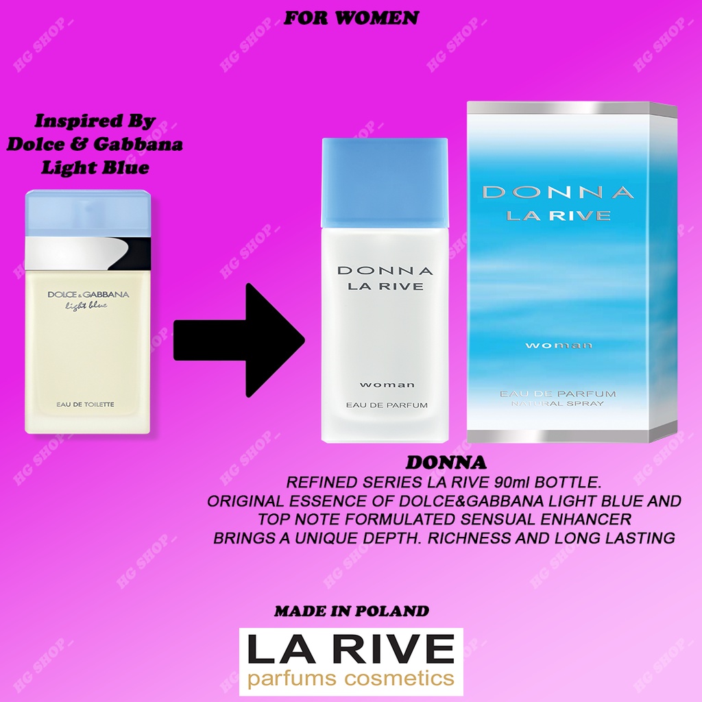 PERFUME LA RIVE DONNA EDP 90ml (ORIGINAL) | Shopee Malaysia