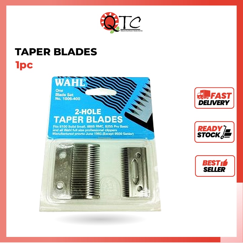 ORIGINAL WAHL ONE BLADE SET 2HOLE TAPER BLADES (MADE IN USA) Hair