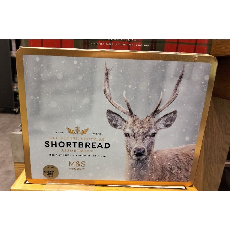 Mands All Butter Scottish Shortbread Assortment Stag Tin 22 9oz 650g Shopee Malaysia