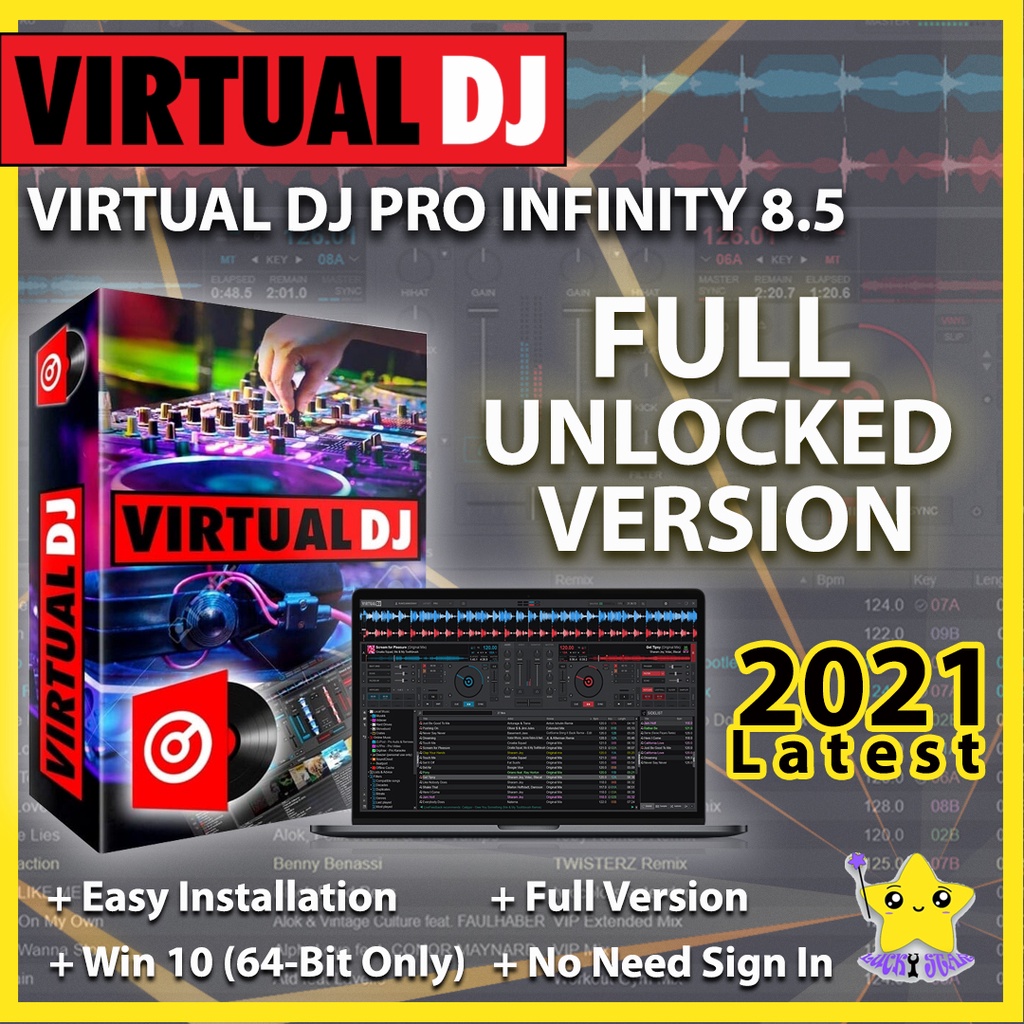 Virtual DJ 2021 Pro Infinity V8 5 Full Unlocked Version Virtual Dj 
