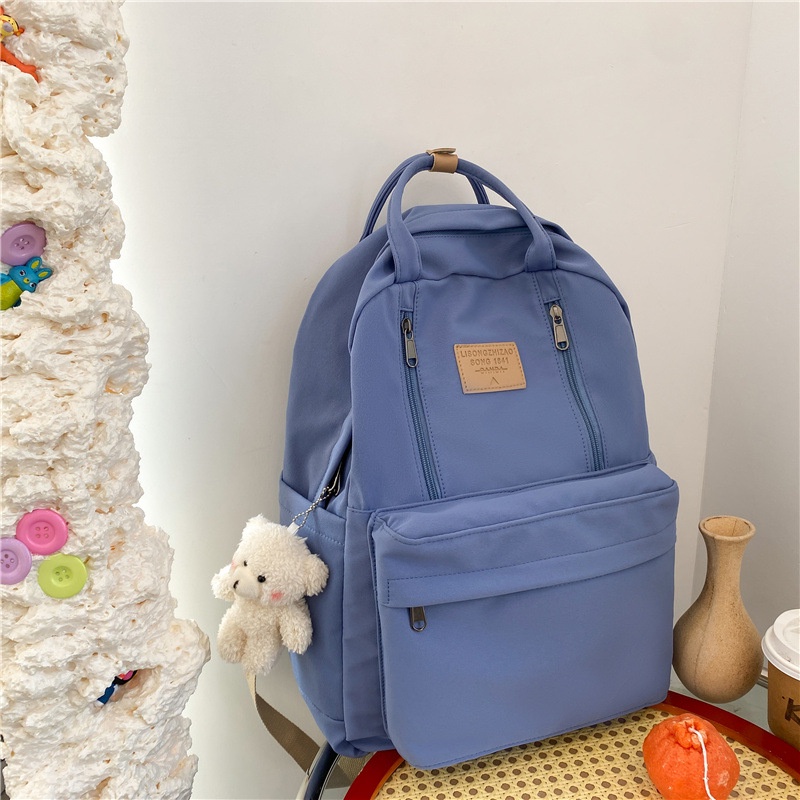 New Ins Japanese and Korean Backpack Large Capacity Schoolbag Girls ...