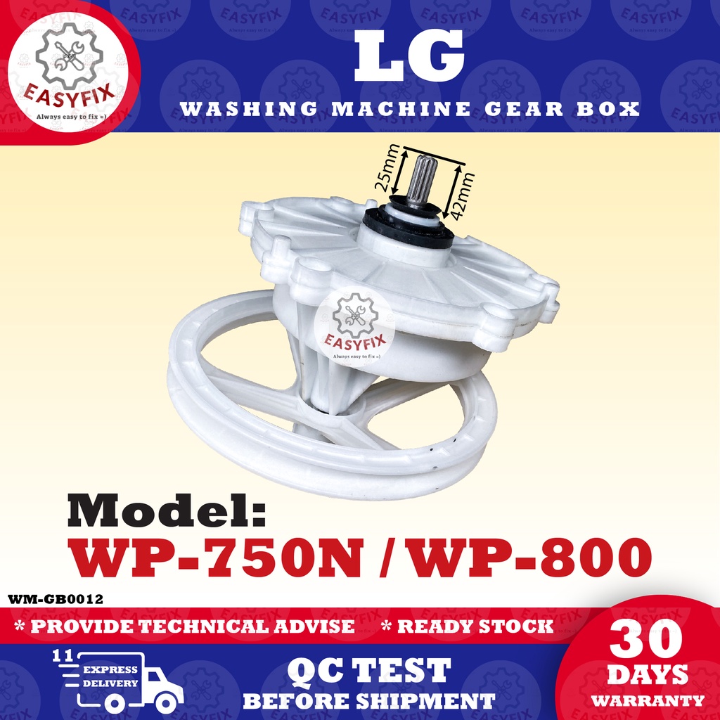 WP750N / WP800 LG SEMIAUTO WASHING MACHINE GEAR BOX GEARBOX WP750N