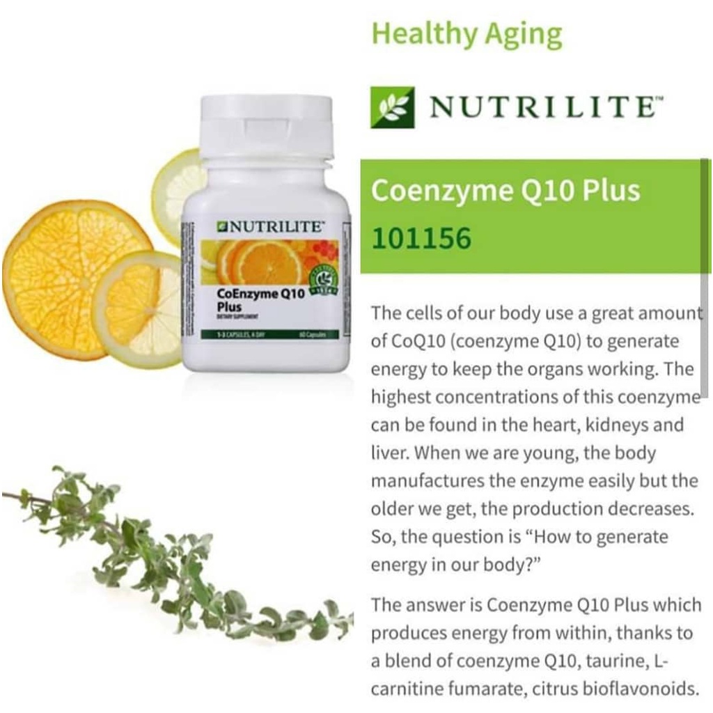 READY STOCK] Nutrilite Coenzyme Q10 Plus ORIGINAL AMWAY