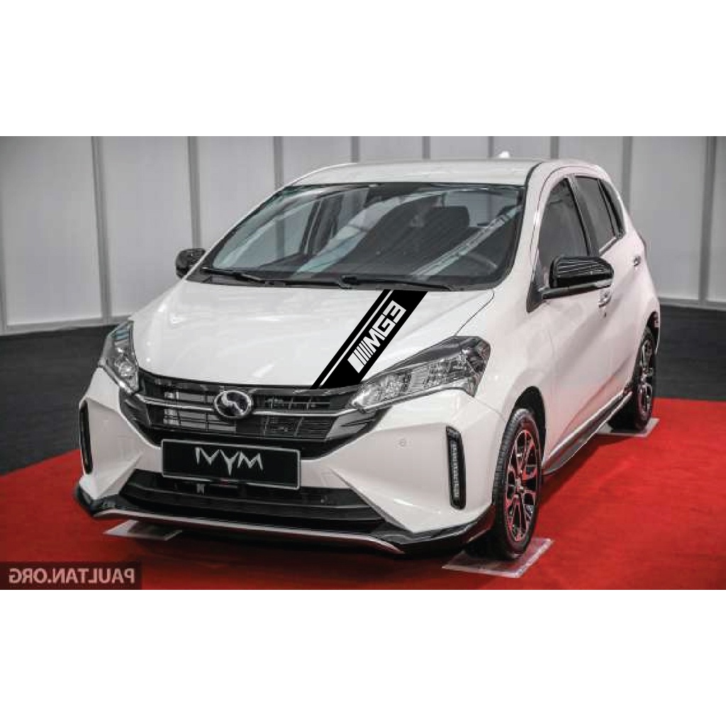 MG3 BONNET STICKER MYVI BONNET STICKER PERODUA STICKER | Shopee Malaysia