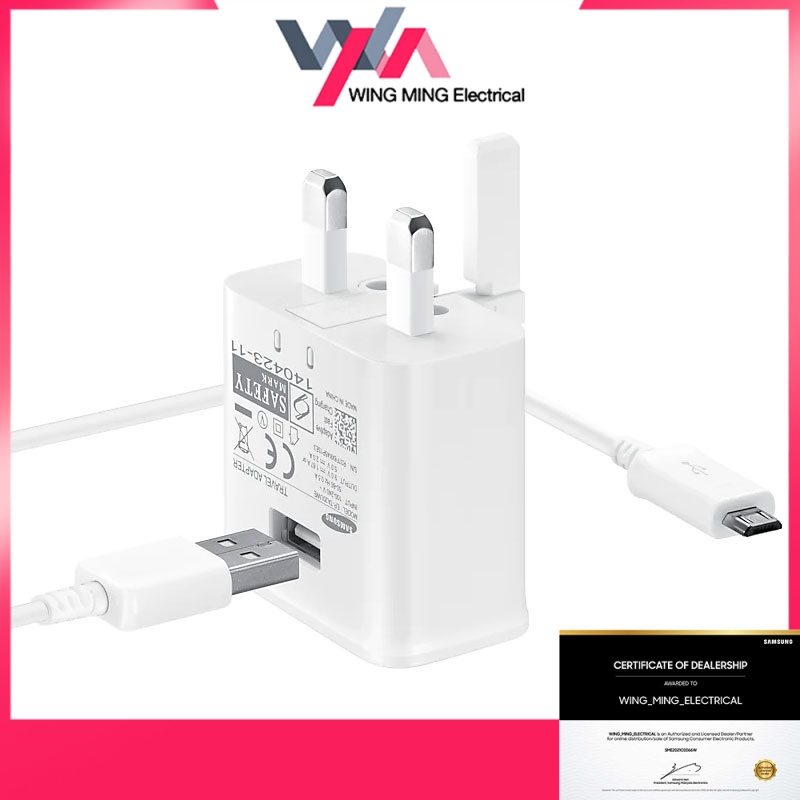 (Original) Samsung 15W Fast Mode Travel Charger With Micro USB EP ...