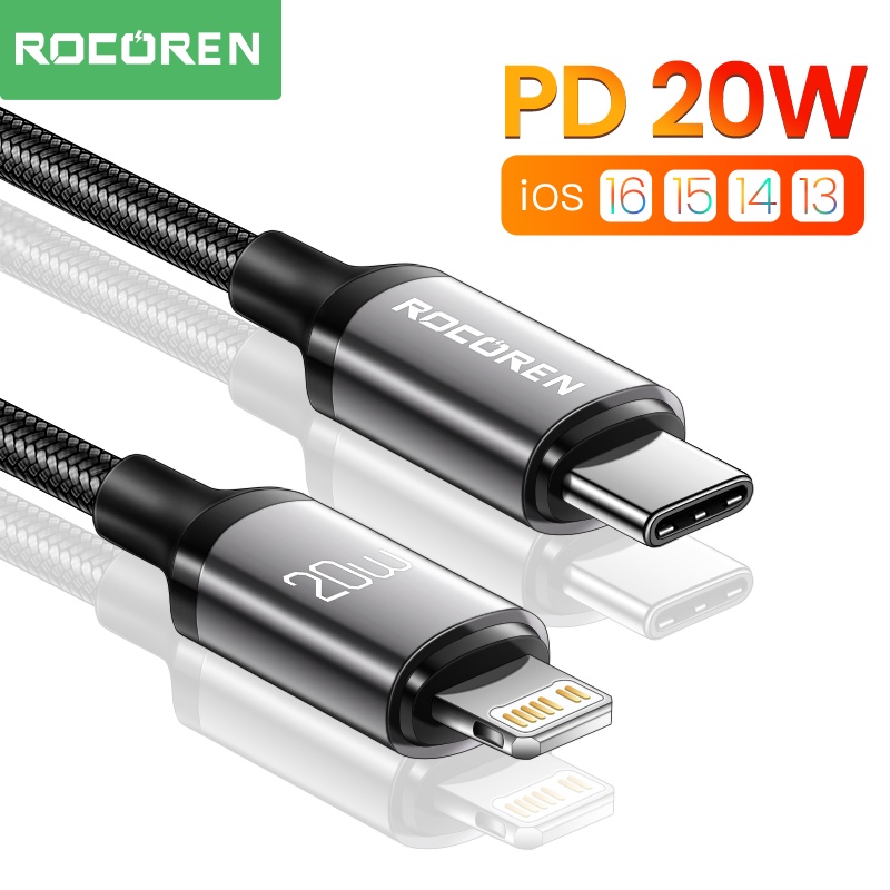 Rocoren PD USB C Cable Fast Charging Charger Type C USBC Data Wire Cord ...