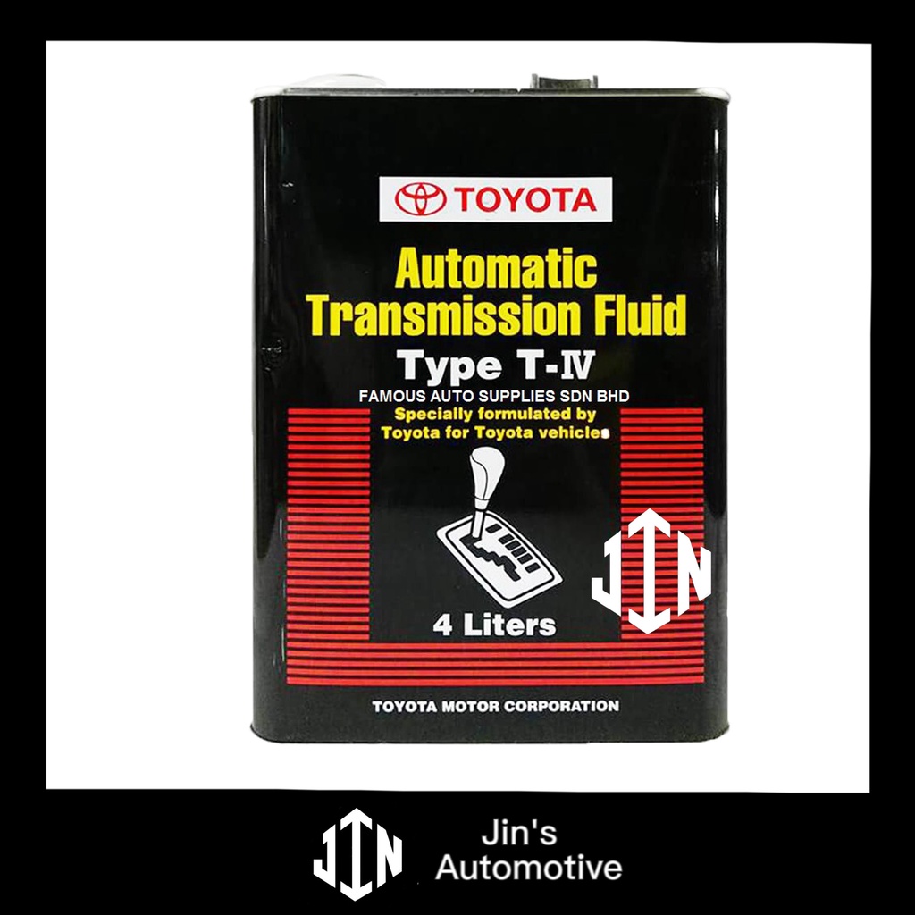TOYOTA GENUINE ATF TYPE TIV AUTO GEAR BOX OIL TRANSMISSION FLUID 4L
