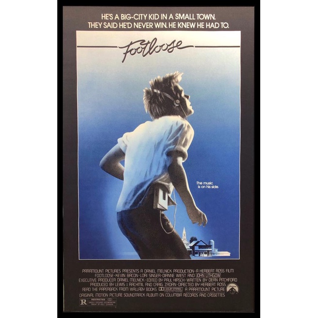 (READY STOCK)Home decoration Footloose Movie banner framed | Shopee ...