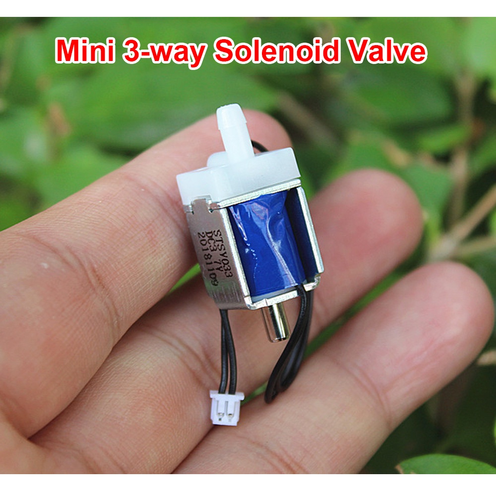 Mini Solenoid Valve 3way Air Release Valve Electronic Instrument DC 3
