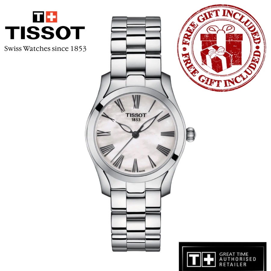 Tissot T112.210.11.113.00 Ladies T Wave Mother of Pearl Dial