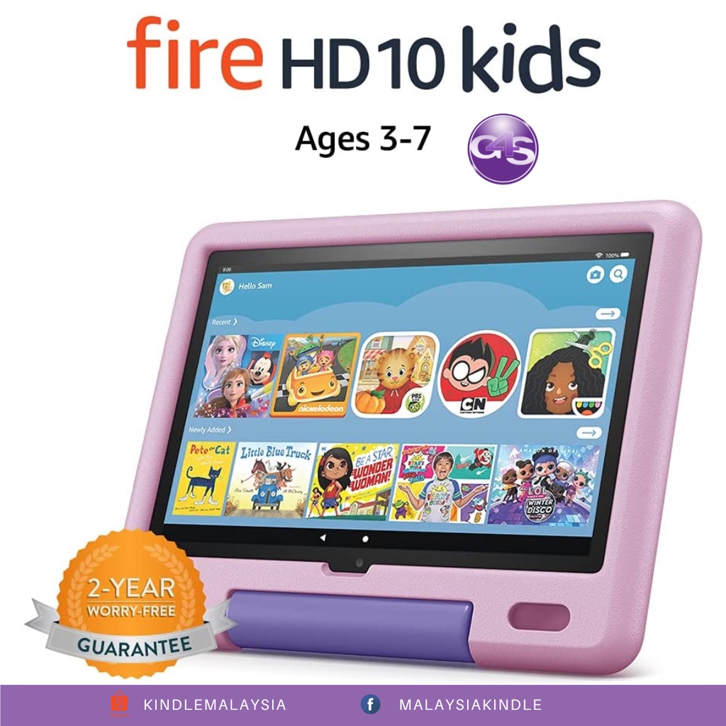 Kindle Fire HD 10 Kids (32GB)2021 Shopee Malaysia