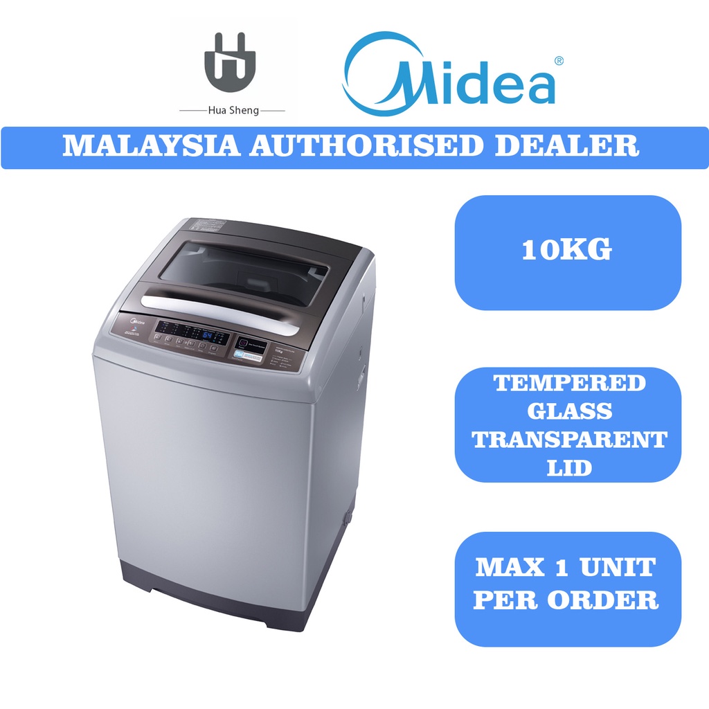 Midea Fully Auto Washing Machine (10kg) MFW1050MV2 / MFW1055CV (10.5KG) Shopee Malaysia