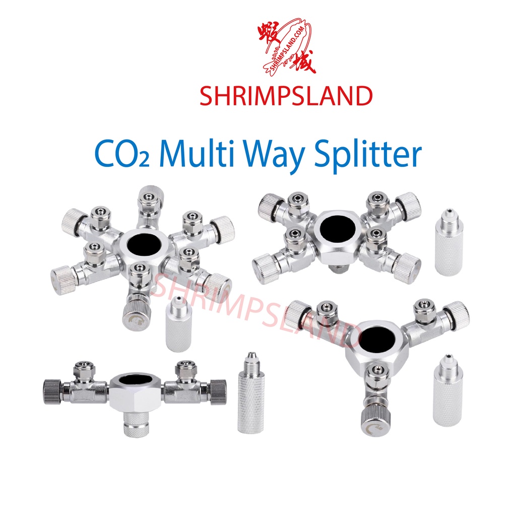 CO2-splitter Multi Manieren Distributeur CO2 Multi Pass Splitter