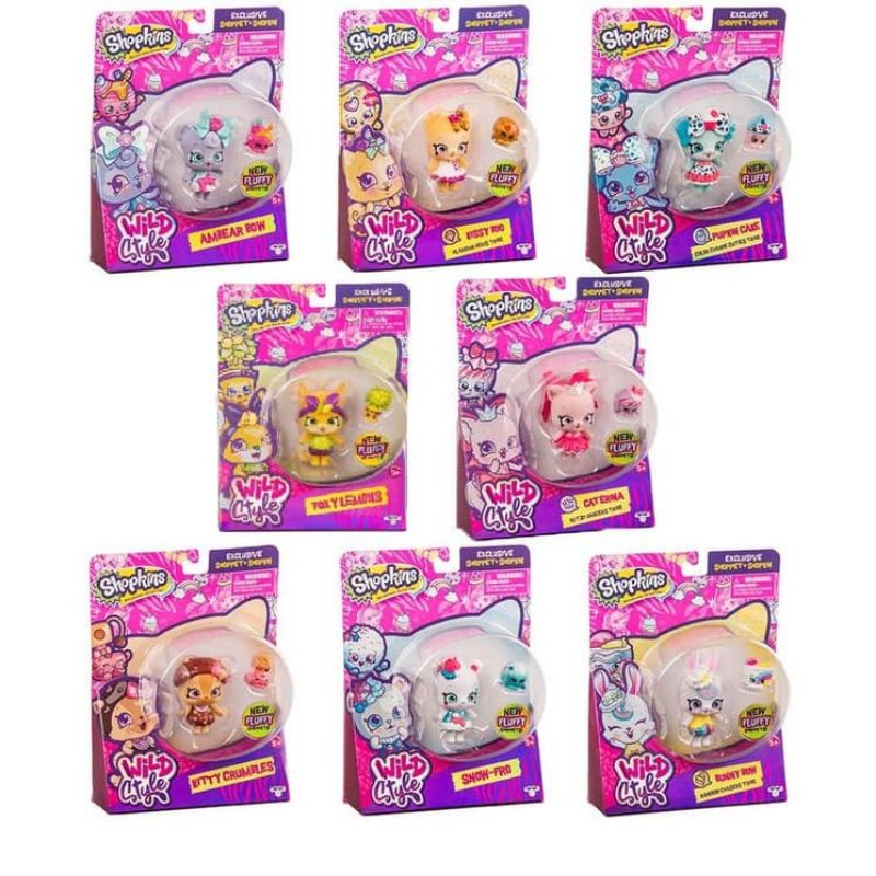Shopkins WILD STYLE SHOPPETS SEASON 9 SHOPKINS WILD STYLE SINGLE PACK ...