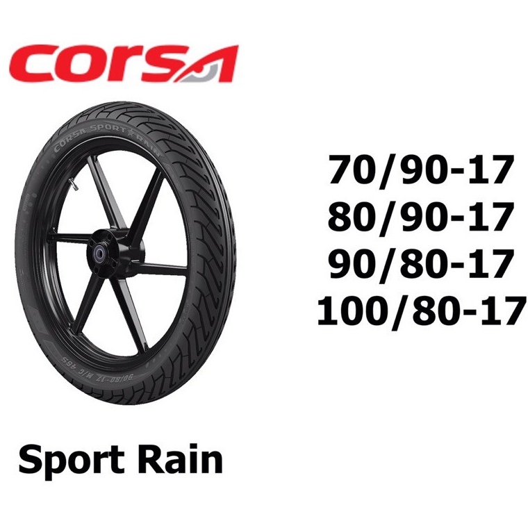 Corsa Sport Rain 80/9017 Tayar Motorsikal Tyre Sport Rain Corsa 2022