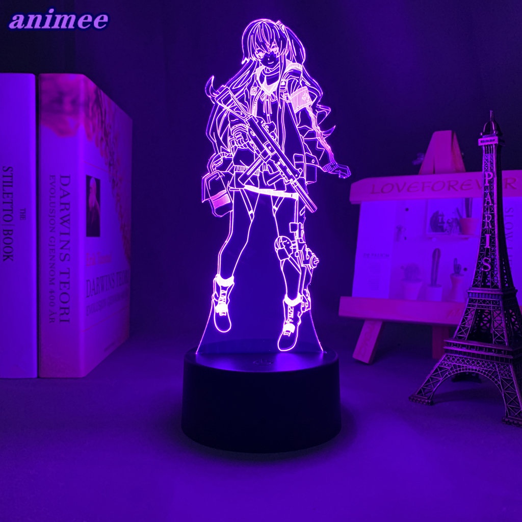 NEW Girls Frontline Led Night Light Anime Ump 45 for Kids Bedroom ...