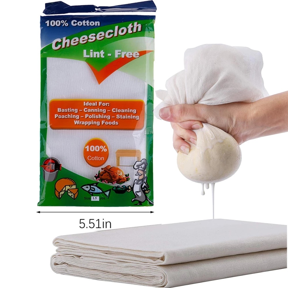 Cotton Cheese Cloth Muslin Strain Straining Cooking Making Draining