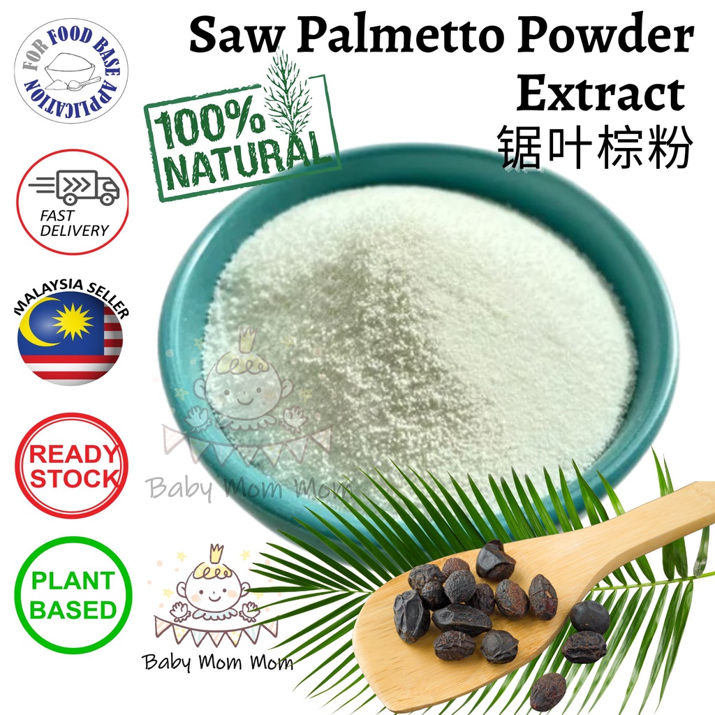Saw Palmetto Powder Extract / Serbuk Ekstrak Saw Palmetto Hair loss remedies Shopee Malaysia