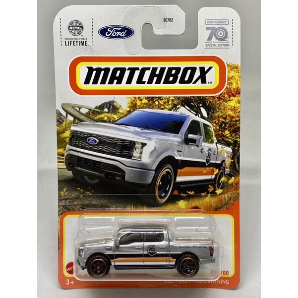 MBX Matchbox 2022 FORD F150 LIGHTNING Metallic Grey Pickup Truck ...