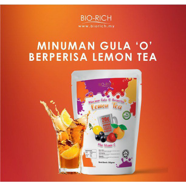 Minuman Berperisa Gula O Biorich Sedap Sihat Dan Sangat Mudah Disediakan Tak Perlu Masak Air 2353