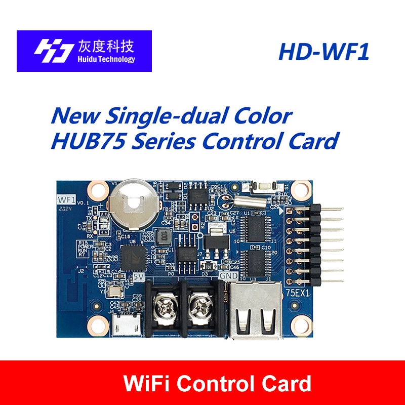 Huidu WF1 HD-WF1 LED Display Controller WIFI Programmable And USB Port ...