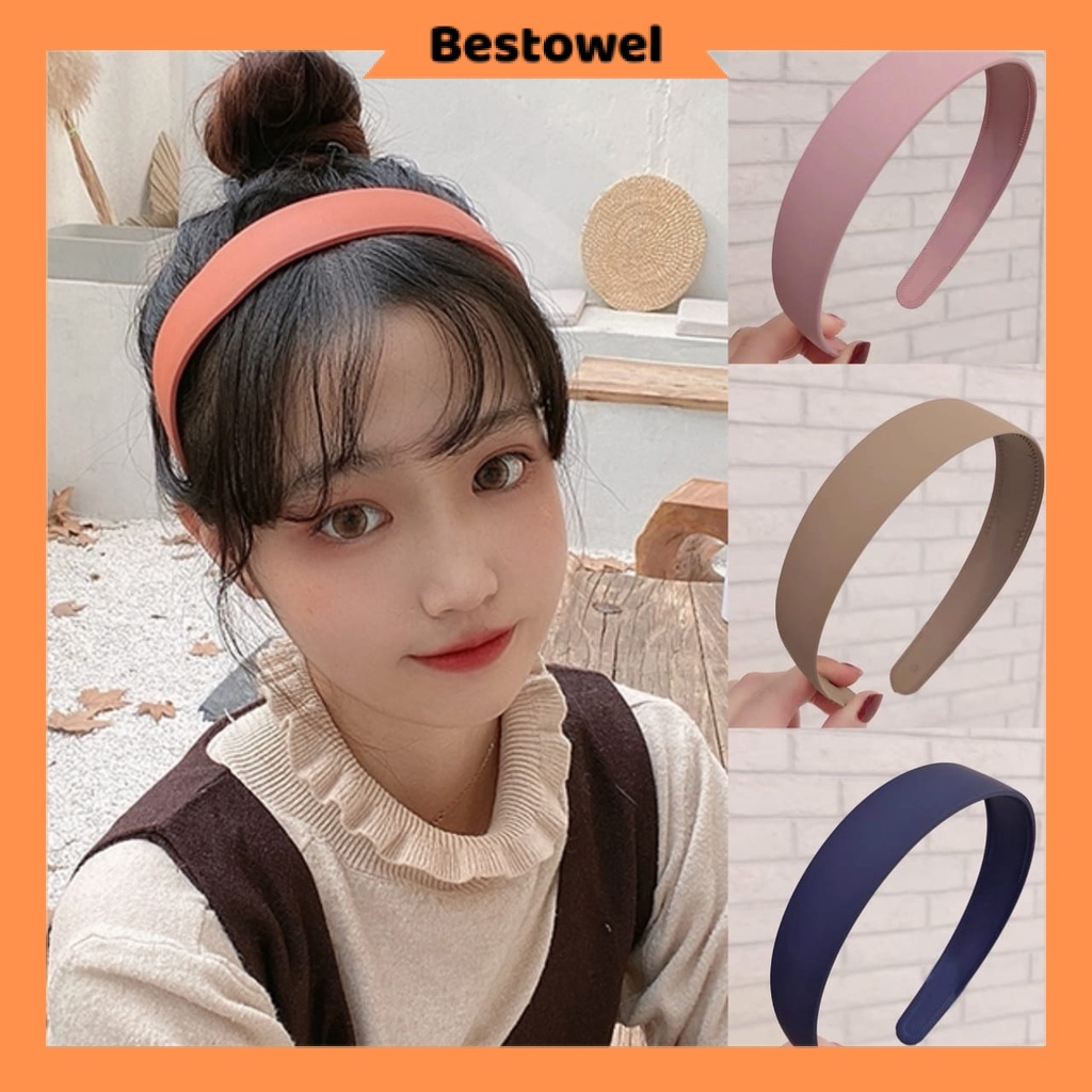 Ready Stock Korean Style Thick Colour Hair Band Jalur Rambut | Shopee ...