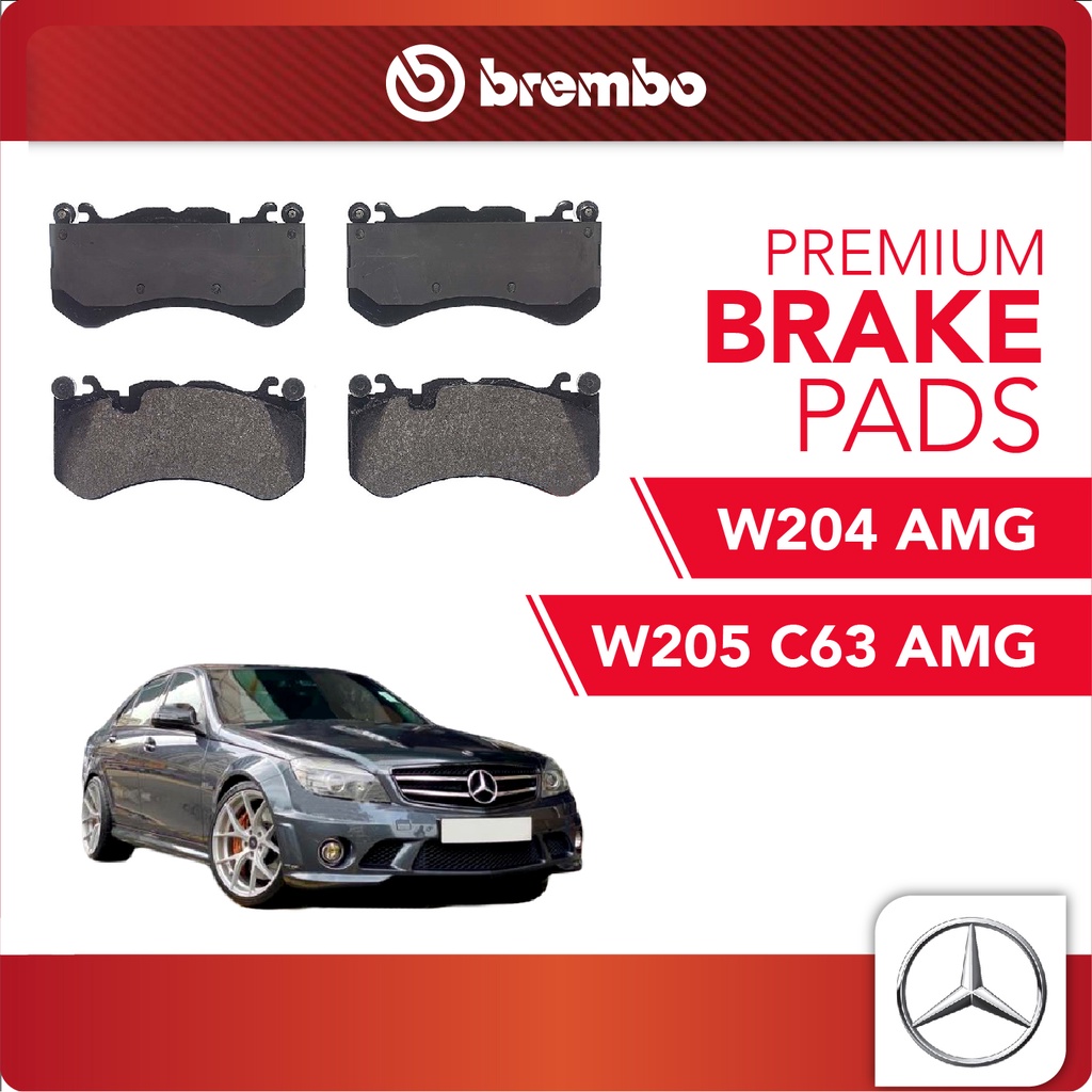 C63 amg deals brake pads