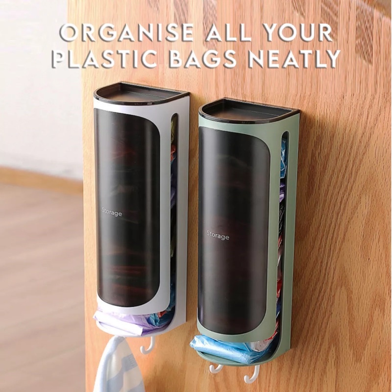 Plastic Bag Storage Box Dispenser New Modern Design Organize Container