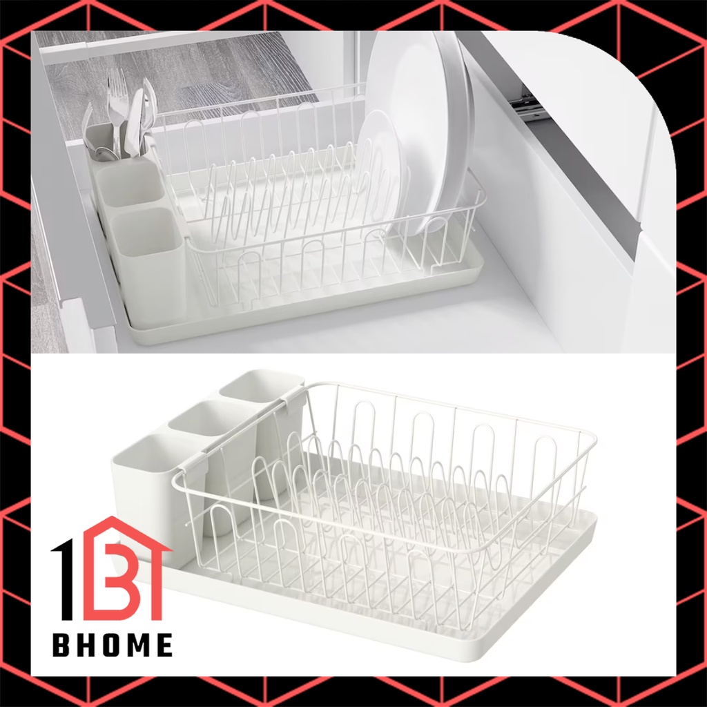 IKEA DISH DRAINER VARIERA DISH DRAINER WHITE COLOR 42X30CM IKEA DISH