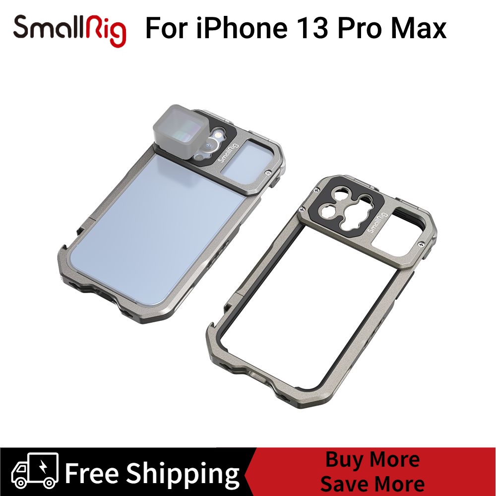 SmallRig Mobile Video Rig Cage for iPhone 13 Pro Max with Dual Cold ...