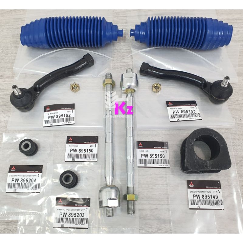 PROTON EXORA/ EXORA BOLD/PREVE/SUPRIMA S- 9 IN 1 SET- TIE ROD END/RACK ...
