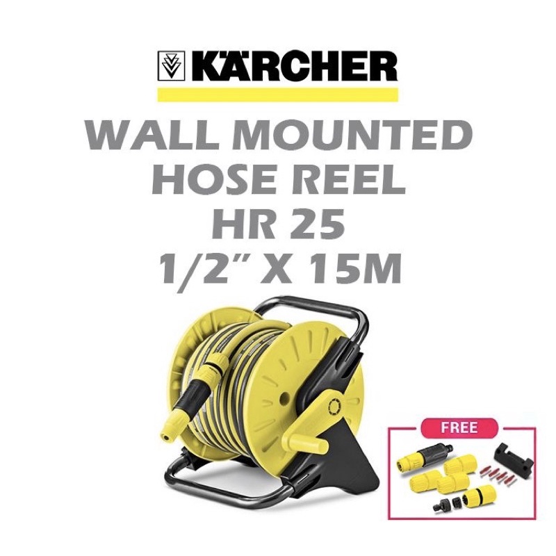 KARCHER WALL MOUNTED HOSE REEL HR25 1/2” x 15meter Shopee Malaysia