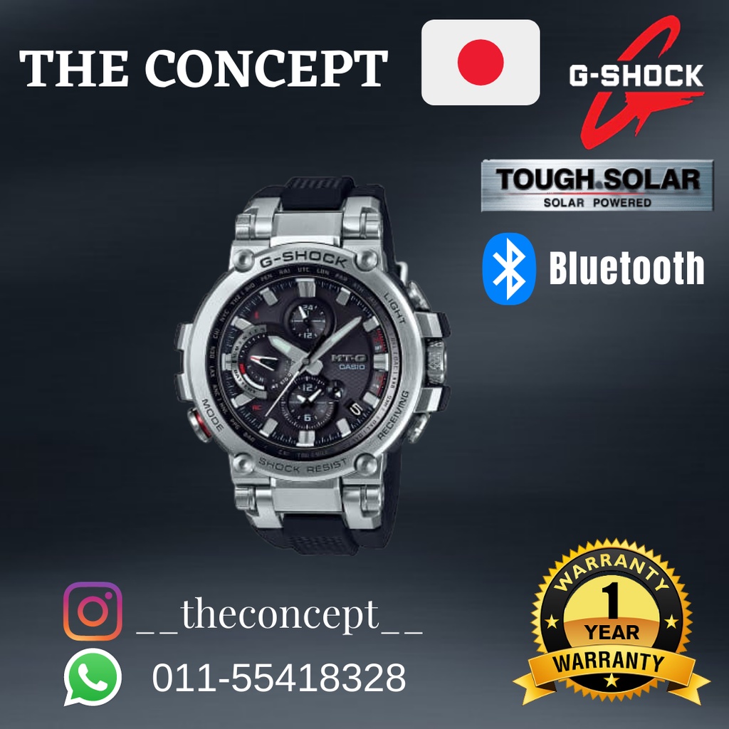 Mtgb1000 1a Casio Mtg B1000 100% Casio G-Shock MTG-B1000B-1A MTG