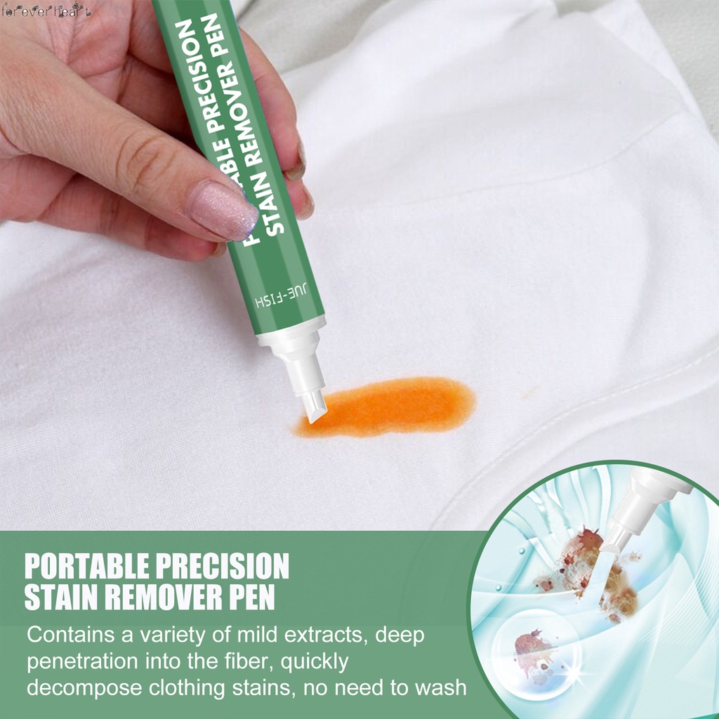 Stain Remover Pen for Clothes Instant Stain Remover Liquid Pen Cleans Marker Ink Crayon Pen