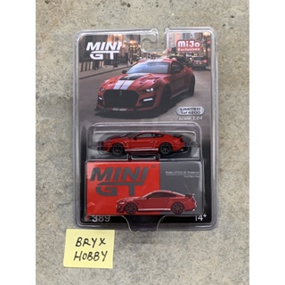 MINI GT 1/64 FORD MUSTANG SHELBY GT500 SHADOW BLACK / MIJO HOBBY