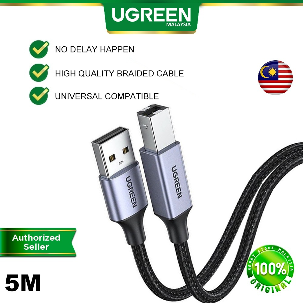 UGREEN USB A To USB Type B Printer Cable A Male To B Male USB 3.0 2.0 ...