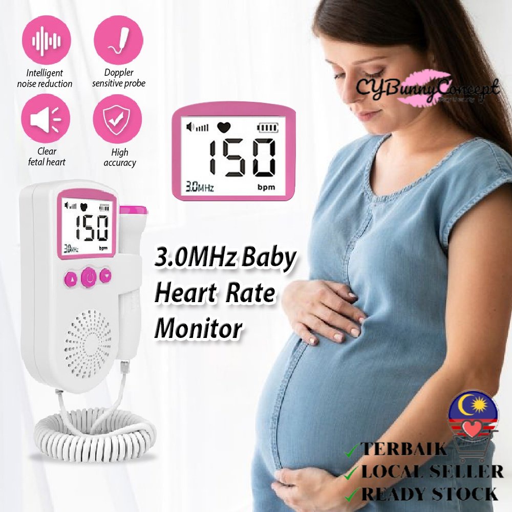 🔥CYC🔥 Fetal Doppler Heart Rate Detector Monitor Pregnant Women Home ...