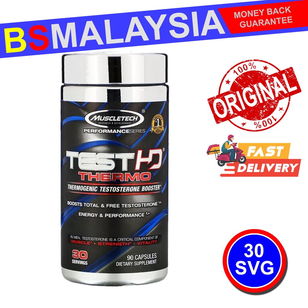 MuscleTech Performance Series Test HD Thermo 90 Capsules Testosterone