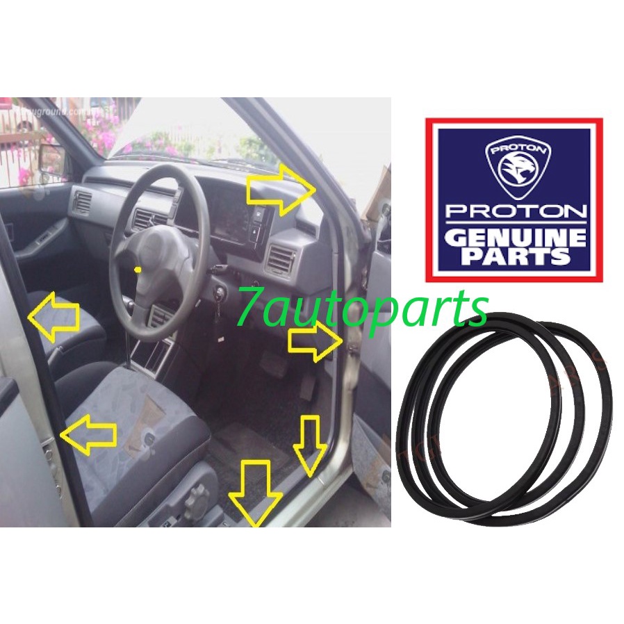 Original Spec Proton SAGA ISWARA LMST Door Rubber / Weatherstrip ( Inner / Body ) Shopee Malaysia
