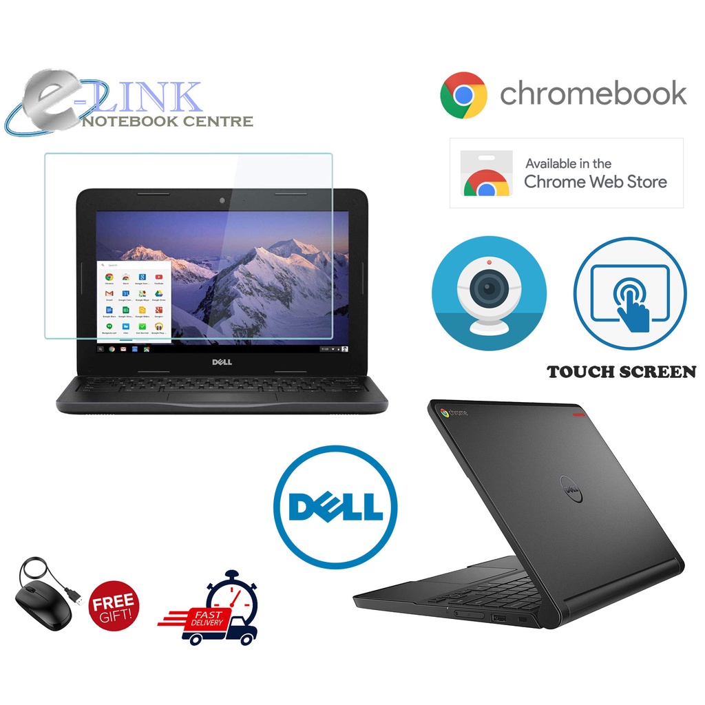 Dell 3100 TOuch X360 Chromebook   Chrome OS And Windows Both Iid 1108412746