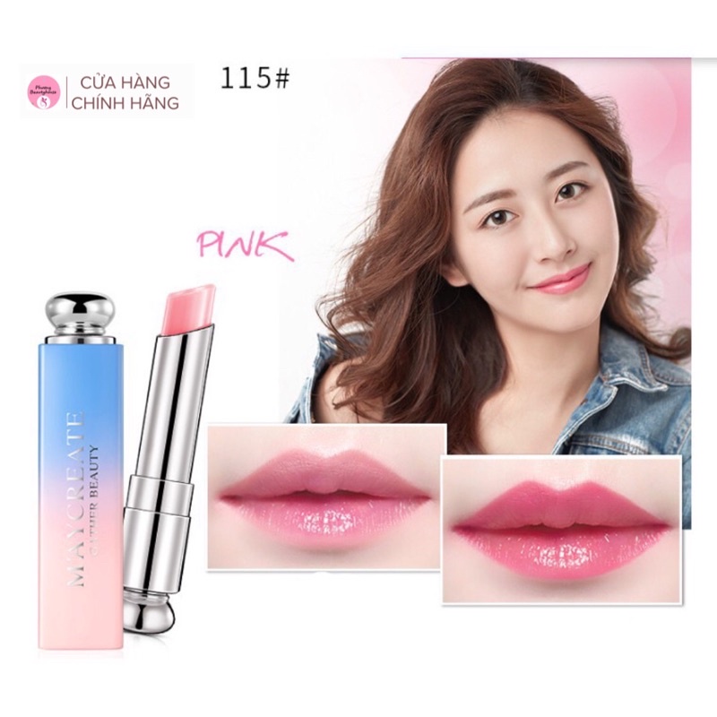 Maycreate Lip Balm Color Changes Color By Temperature (115 Pink) Shopee Malaysia