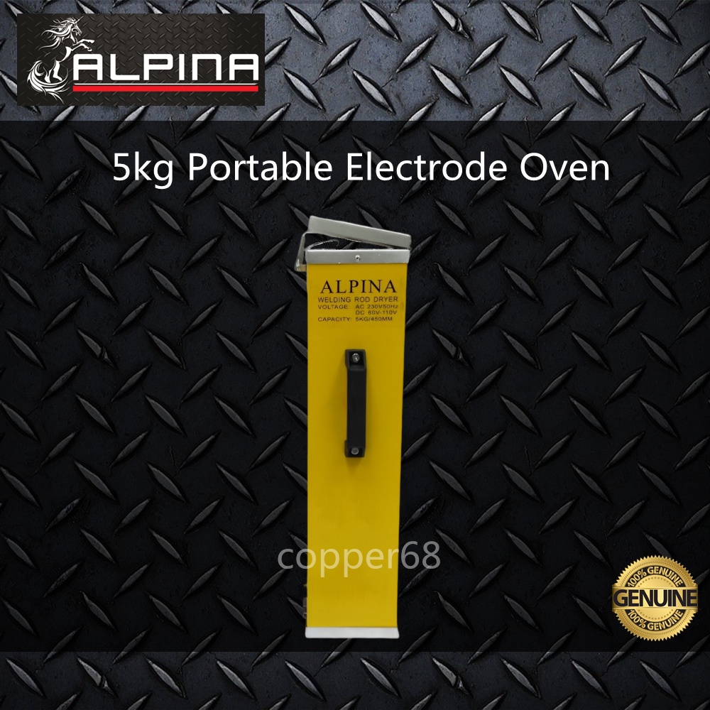 ALPINA 5kg Square Type Portable Welding Electrode Drying Oven Ink Dryer Welding Rod Dryer
