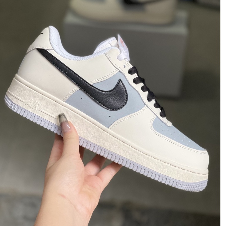 Nike Air Force 1 Low Neck Shoes In Sweet Potato Color Dark Gray Canvas ...