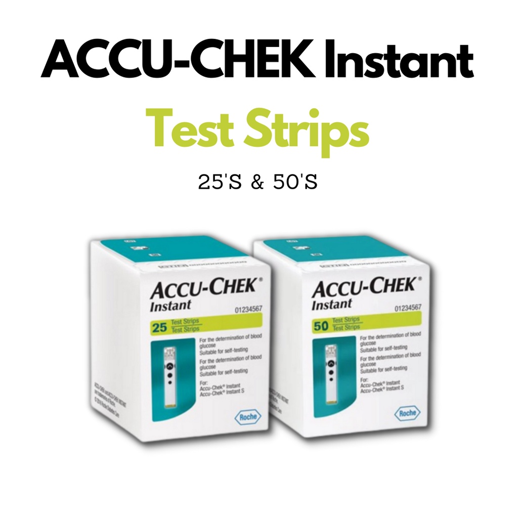 ACCUCHEK Instant S test strips 25's / 50's (Accuchek) Shopee Malaysia