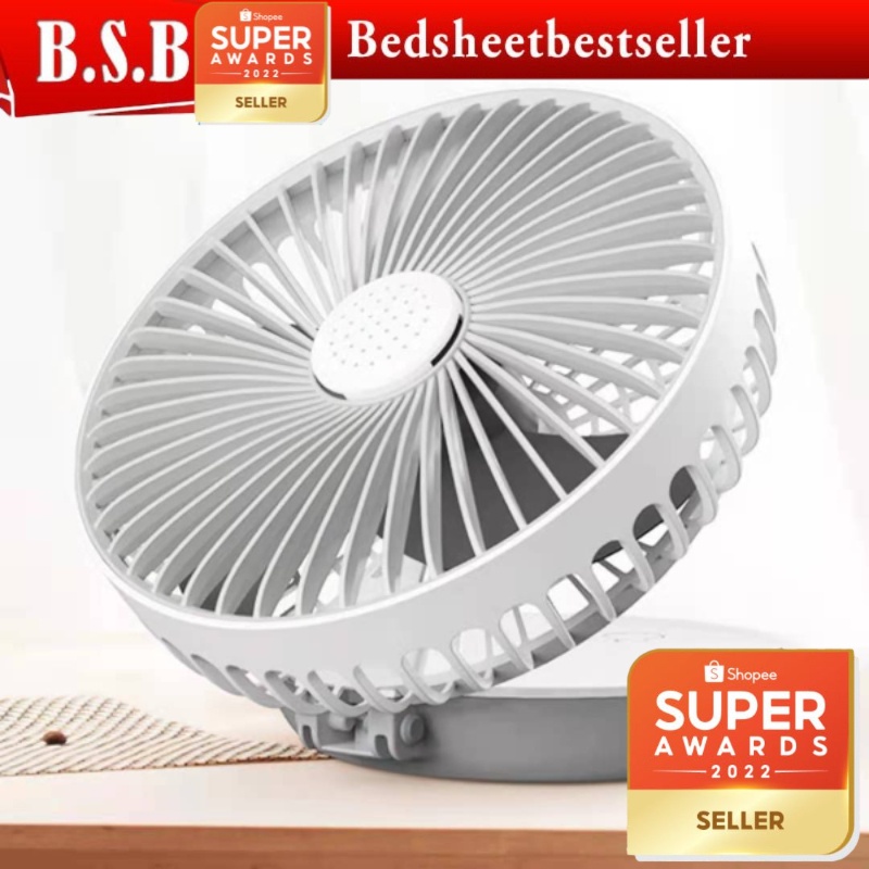 B.S.B Rechargeable Fan Folding Intelligent Fan Desktop Fan (6inch ...