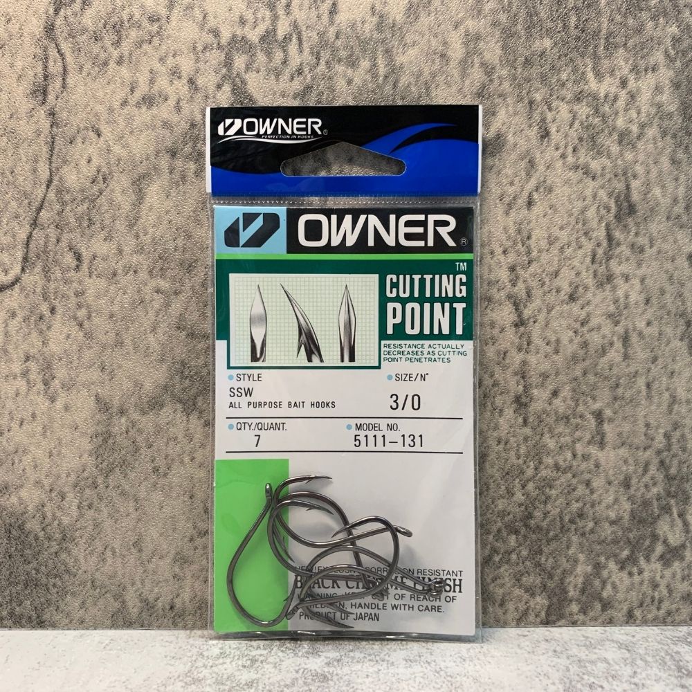 Owner Cutting Point SSW 5111 All Purpose Bait Hook Mata Kail Owner