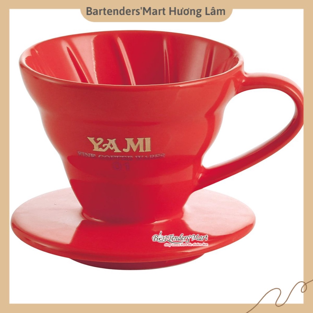 Yami V02 Coffee Filter Hopper In Red Coffee Dripper Cup V02 Shopee
