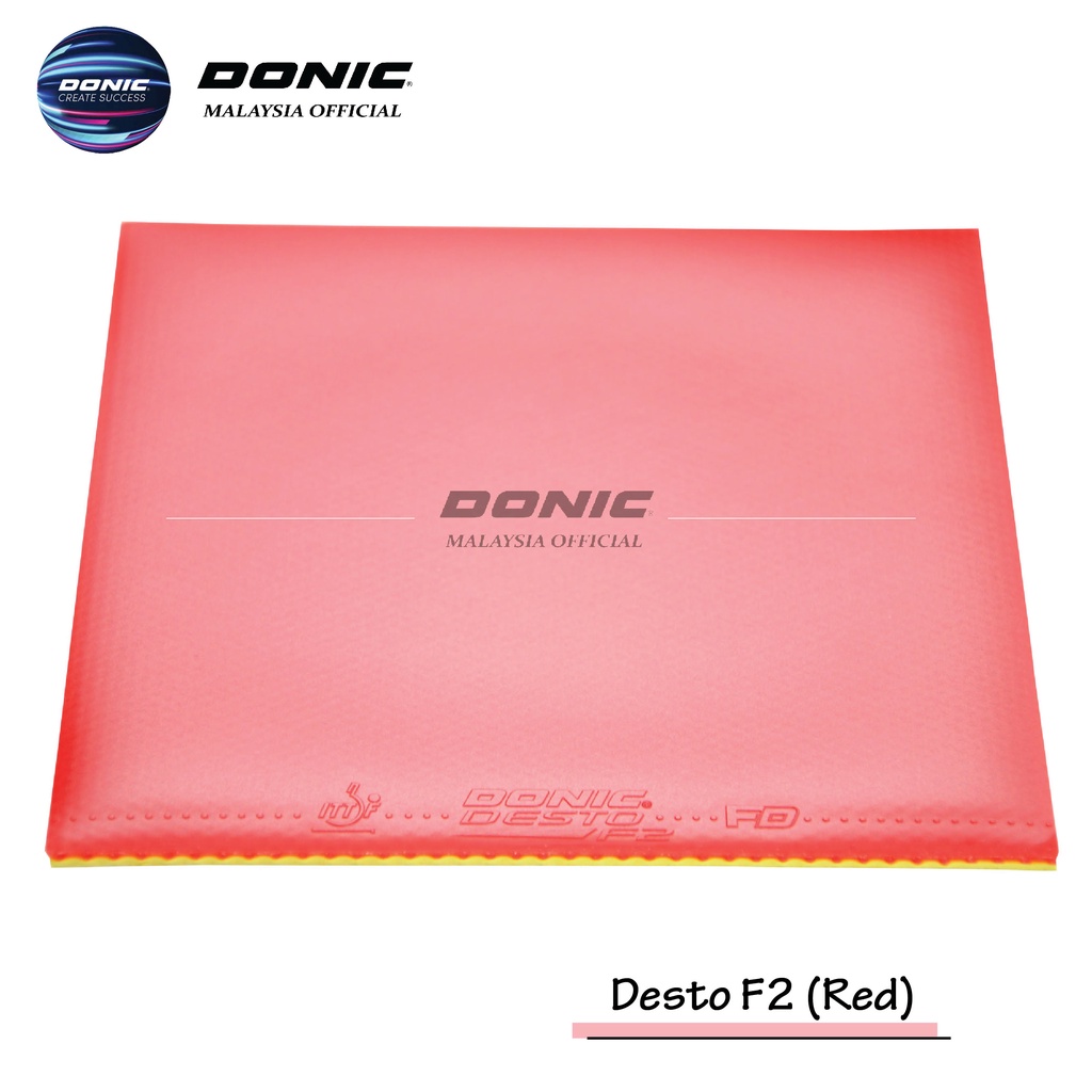Donic Desto F2 Dynamics Great Feel Table Tennis Rubber | Shopee Malaysia