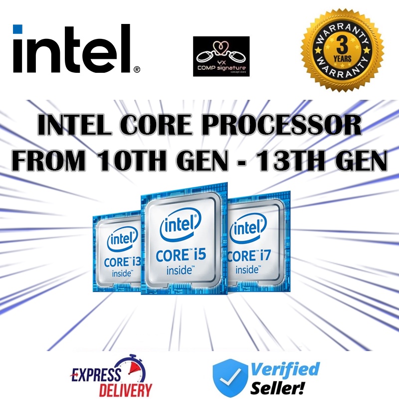 Intel CPU Core i3 12100 12100F 10100F i5 10400 10400F 12400 12400F ...