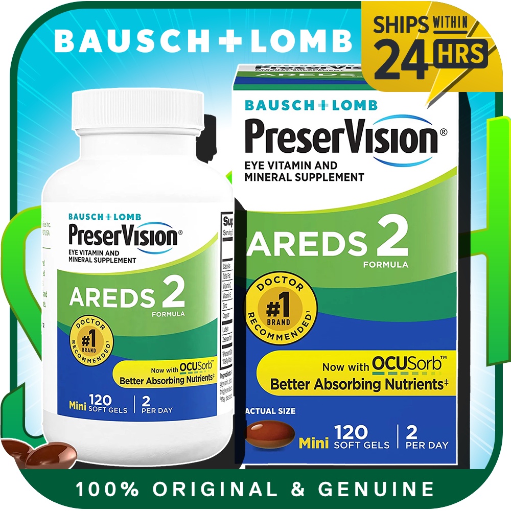 PreserVision AREDS 2 Eye Vitamin & Mineral Supplement | Shopee Malaysia